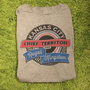 Kansas Scott hooded tee, size s.